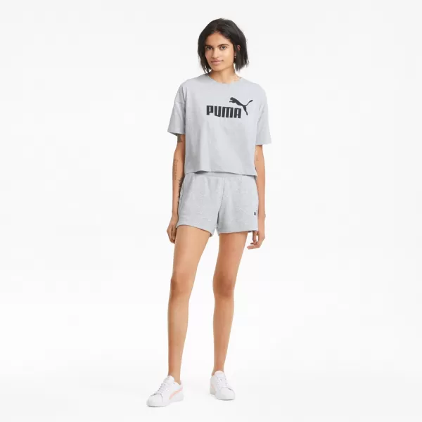  Női rövidnadrág PUMA ESS 4 SWEAT SHORTS TR 586824-04 SZÜRKE 