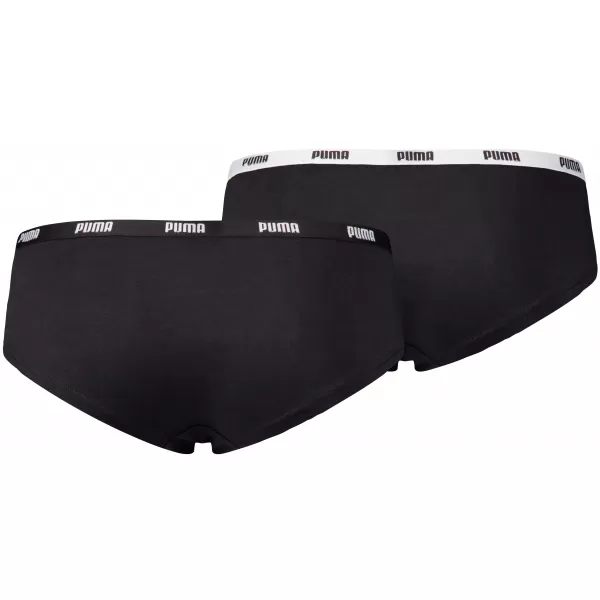  Női bugyi PUMA WOMEN HIPSTER 2P PACK 90785203 FEKETE 