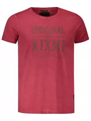 Férfi póló KIXMI PELTON BURGUNDIA