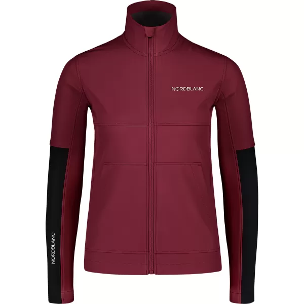  Női softshell kabát NORDBLANC FJORD NBSSL7657 BURGUNDIA 