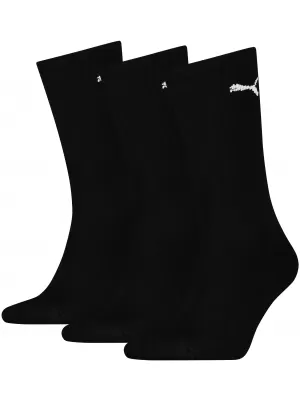 Zokni PUMA CREW SOCK LIGHT 3P 90794001 FEKETE