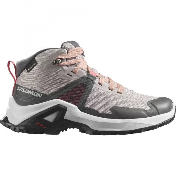  Gyerekcipők SALOMON X RAISE MID GORE-TEX L47071500 RÓZSÁK HAMUJA/BARACK BÉZS/TEARÓZSA 