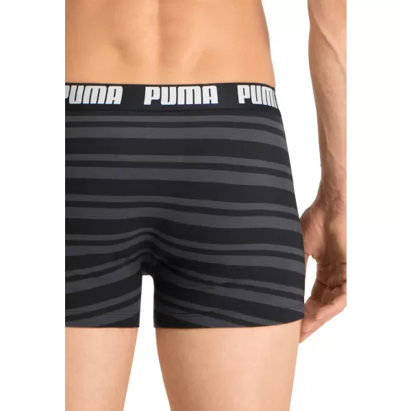  Férfi boxerek PUMA HERITAGE STRIPE BOXER 2P 90783805 FEKETE 