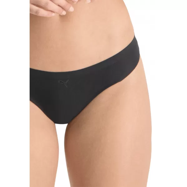  Bugyi PUMA WOMEN SEAMLESS STRING 2P PACK 93502201 FEKETE 