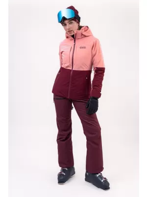 Női sínadrág NORDBLANC SNOWBALL NBWP7769 BURGUNDIA