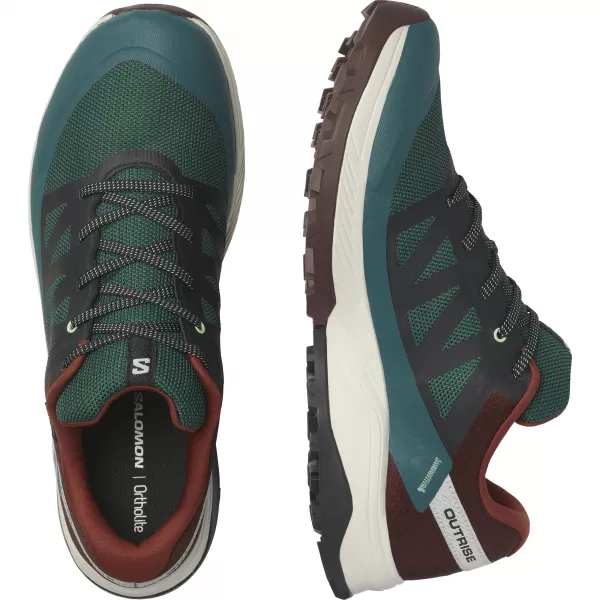  Férfi cipők SALOMON OUTRISE GORE-TEX L47142100 PONDEROSA FENYŐ / KESERŰ CSOKOLÁDÉ / VANÍLIA JÉG 