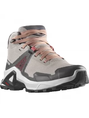 Gyerekcipők SALOMON X RAISE MID GORE-TEX L47071500 RÓZSÁK HAMUJA/BARACK BÉZS/TEARÓZSA