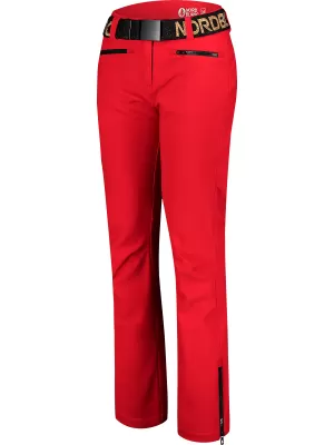 Női softshell sínadrág NORDBLANC MELLEABLE NBWPL7728 PIROS