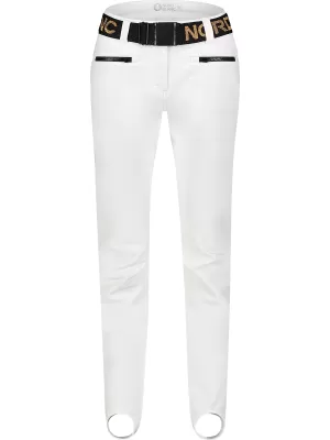 Női softshell sínadrág NORDBLANC FULLCOVER NBWPL7729 FEHÉR