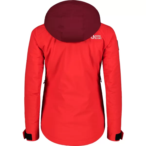  Női sídzseki NORDBLANC SNOW-SQUALL NBWJL7753 PIROS 