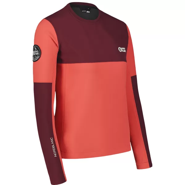  Női softshell kabát NORDBLANC COVE NBSSL7656 VÖRÖS KORALL 