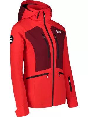 Női sídzseki NORDBLANC SNOW-SQUALL NBWJL7753 PIROS