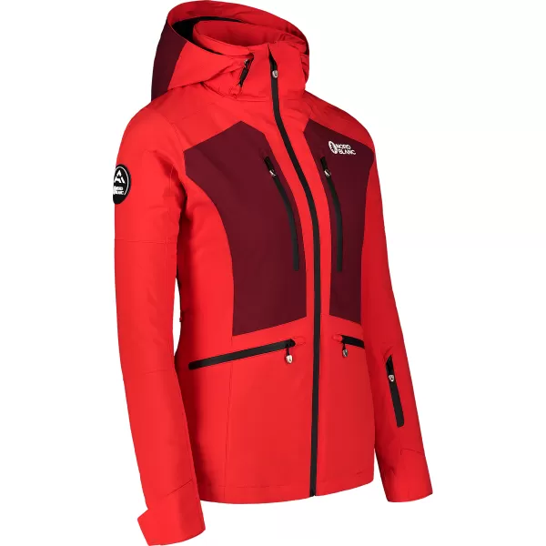  Női sídzseki NORDBLANC SNOW-SQUALL NBWJL7753 PIROS 