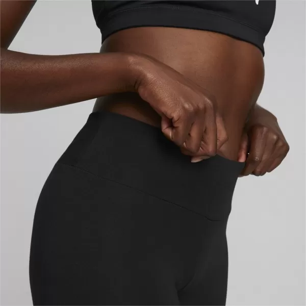  Női leggings PUMA ESS 7 LOGO SHORT LEGGINGS 848347-01 FEKETE 