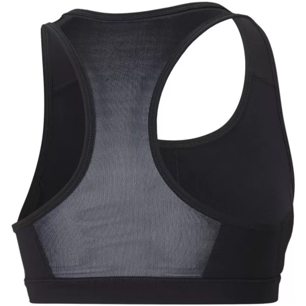  Női melltartó PUMA MID IMPACT 4KEEPS GRAPHIC BRA PM 520306-90 FEKETE 