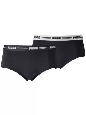 Női bugyi PUMA WOMEN MINI SHORT 2P PACK 90785303 FEKETE