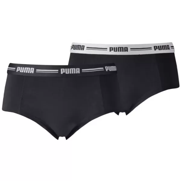  Női bugyi PUMA WOMEN MINI SHORT 2P PACK 90785303 FEKETE 