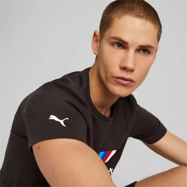  Férfi póló PUMA BMW MMS ESS LOGO TEE 538148-01 FEKETE 