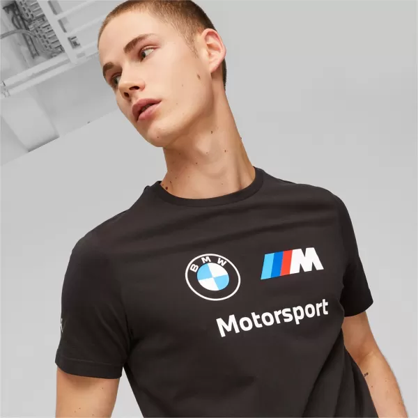  Férfi póló PUMA BMW MMS ESS LOGO TEE 538148-01 FEKETE 