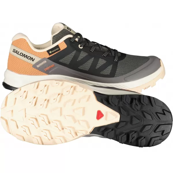  Női cipők SALOMON OUTRISE GORE-TEX L47219100 MÁGNES/FEKETE/KORALL ARANY 