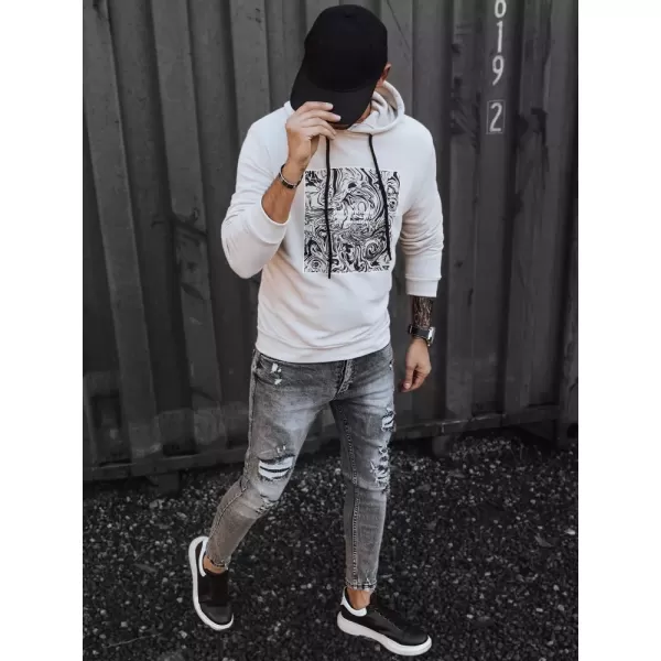  Férfi pulóver DSTREET BX5469 BÉZS 