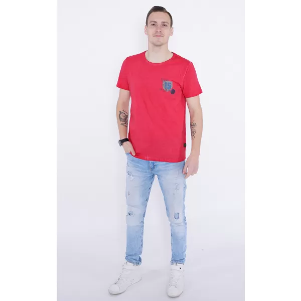  Férfi póló KIXMI PHIL PIROS 
