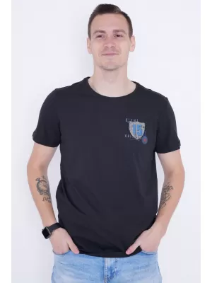 Férfi póló KIXMI PHIL FEKETE