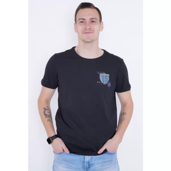  Férfi póló KIXMI PHIL FEKETE 