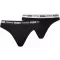 Női bugyi PUMA WOMEN STRING 2P PACK 90785403 FEKETE