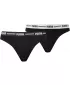 Női bugyi PUMA WOMEN STRING 2P PACK 90785403 FEKETE