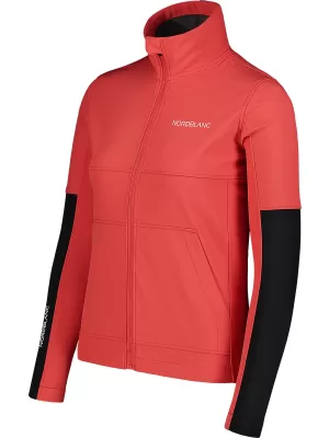 Női softshell kabát NORDBLANC FJORD NBSSL7657 VÖRÖS KORALL