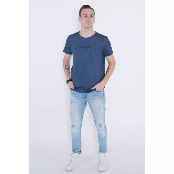  Férfi póló KIXMI PATRIC SÖTÉTKÉK 