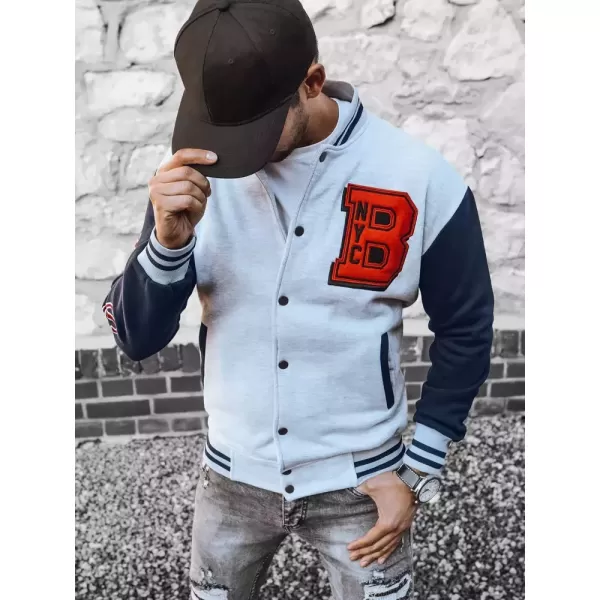  Férfi pulóver DSTREET BX5441 SZÜRKE 