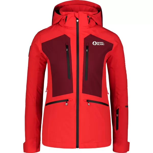  Női sídzseki NORDBLANC SNOW-SQUALL NBWJL7753 PIROS 