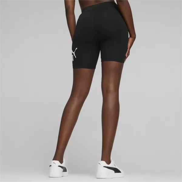  Női leggings PUMA ESS 7 LOGO SHORT LEGGINGS 848347-01 FEKETE 