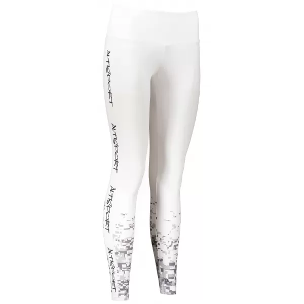  Női hosszú prémium leggings ALTISPORT SWE/ALW02S04 FEHÉR SZÜRKE 