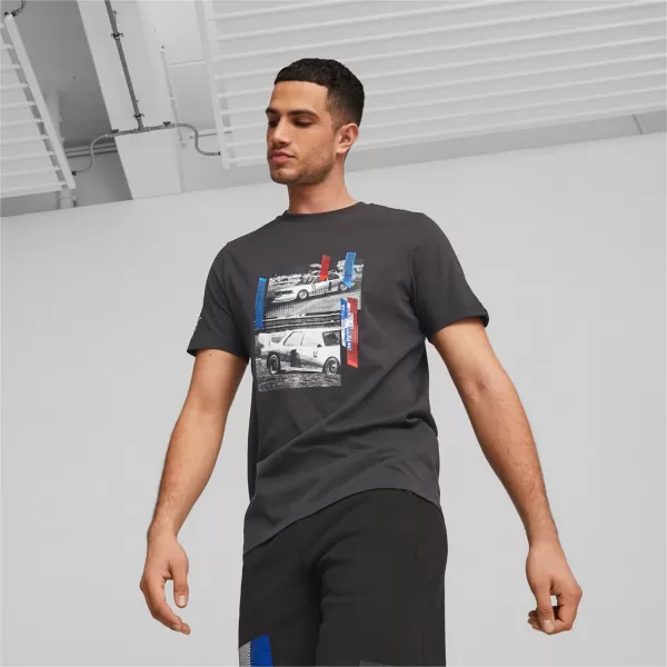  Férfi póló PUMA BMW MMS CAR GRAPHIC TEE 538140-01 FEKETE 