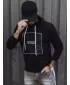 Férfi pulóver DSTREET BX5467 FEKETE