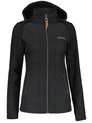 Női softshell kabát ALTISPORT ALLISON FEKETE