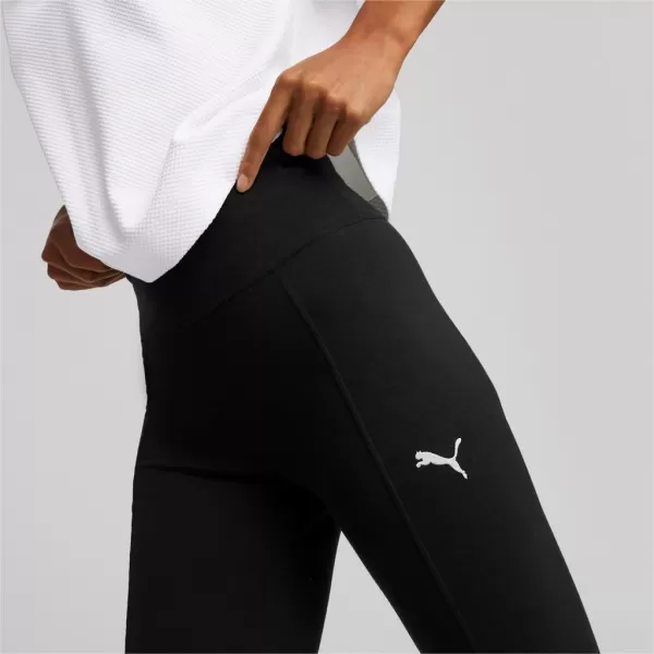  Női leggings PUMA HER HIGH-WAIST LEGGINGS 674230-01 FEKETE 