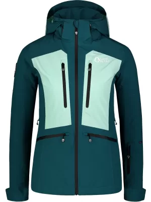 Női sídzseki NORDBLANC SNOW-SQUALL NBWJL7753 SÖTÉTZÖLD