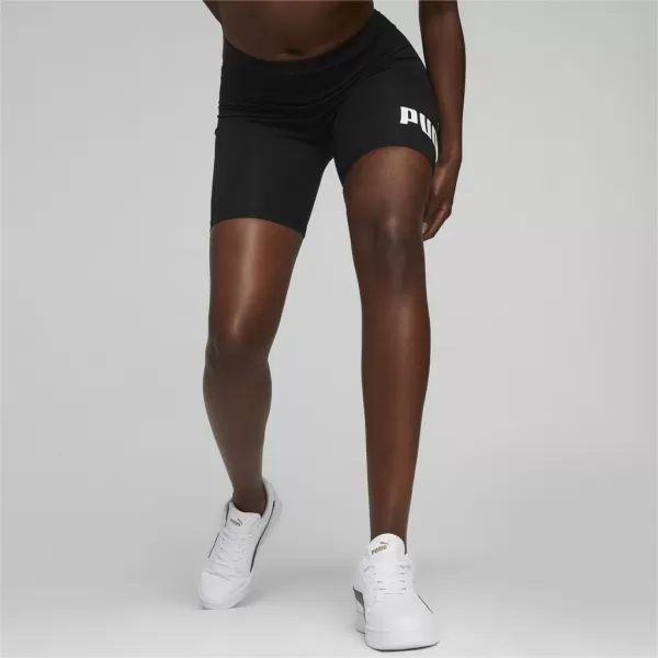  Női leggings PUMA ESS 7 LOGO SHORT LEGGINGS 848347-01 FEKETE 