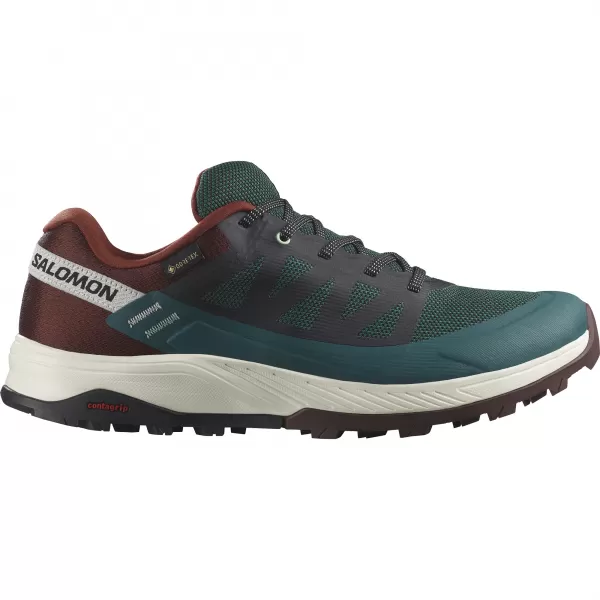  Férfi cipők SALOMON OUTRISE GORE-TEX L47142100 PONDEROSA FENYŐ / KESERŰ CSOKOLÁDÉ / VANÍLIA JÉG 