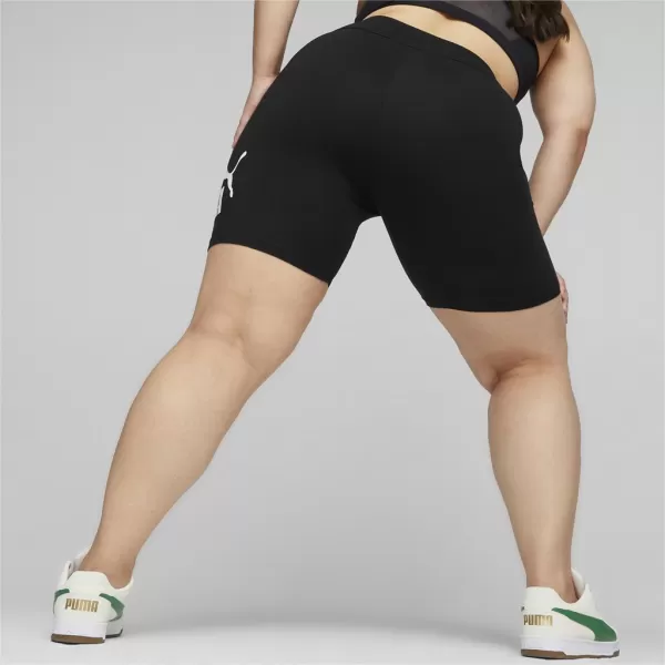  Női leggings PUMA ESS 7 LOGO SHORT LEGGINGS 848347-01 FEKETE 