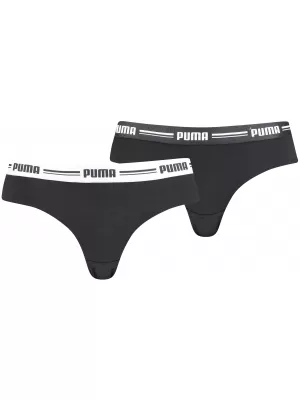 Női bugyi PUMA WOMEN BRAZILIAN 2P PACK 90785603 FEKETE