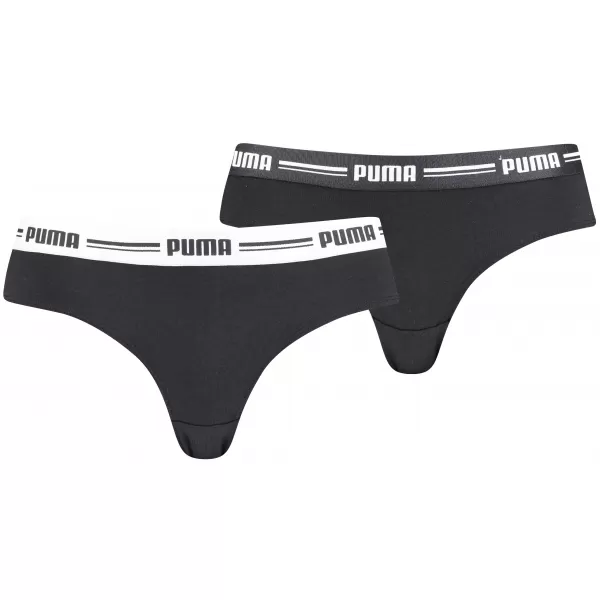  Női bugyi PUMA WOMEN BRAZILIAN 2P PACK 90785603 FEKETE 