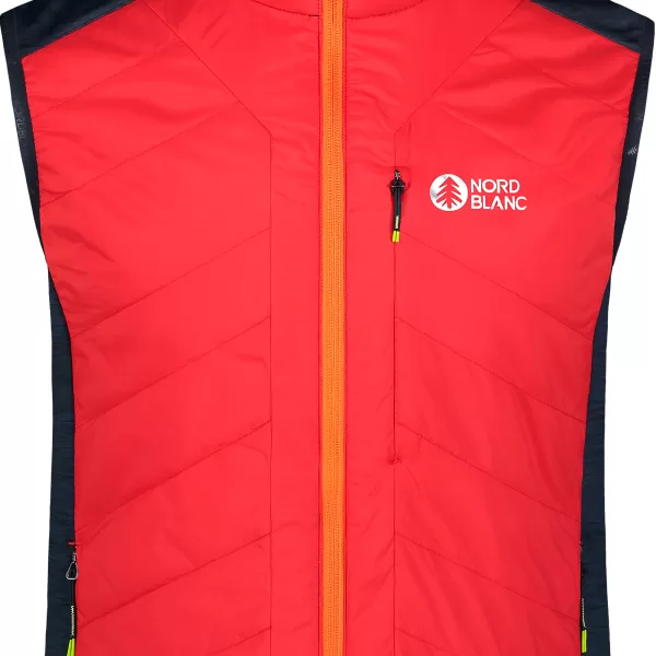 Férfi mellény NORDBLANC ATTITUDE NBWJM7757 PIROS 