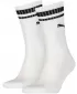 Zokni PUMA CREW HERITAGE STRIPE 2P UNISEX 90794402 FEHÉR