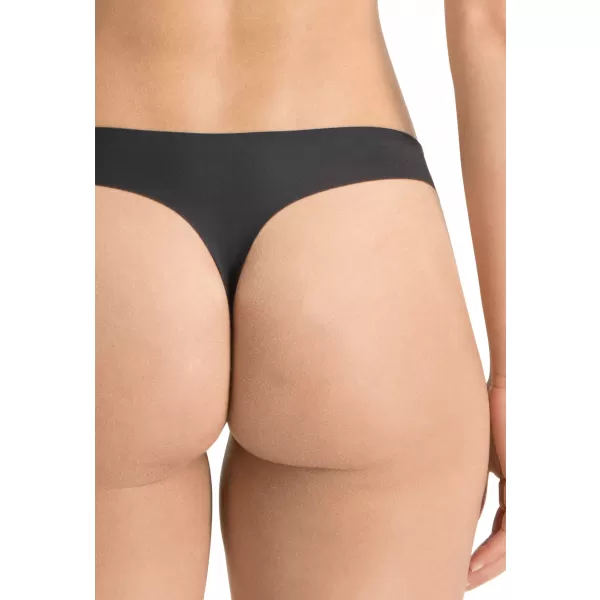  Bugyi PUMA WOMEN SEAMLESS STRING 2P PACK 93502201 FEKETE 
