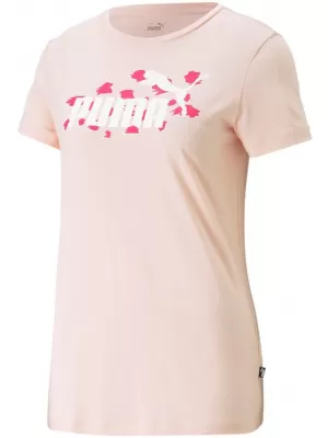 Női póló PUMA ESS+ ANIMAL TEE 673687-66 RÓZSASZÍN